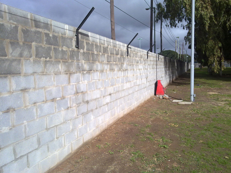 Fundaciones para muro - Imagen arquitectónica