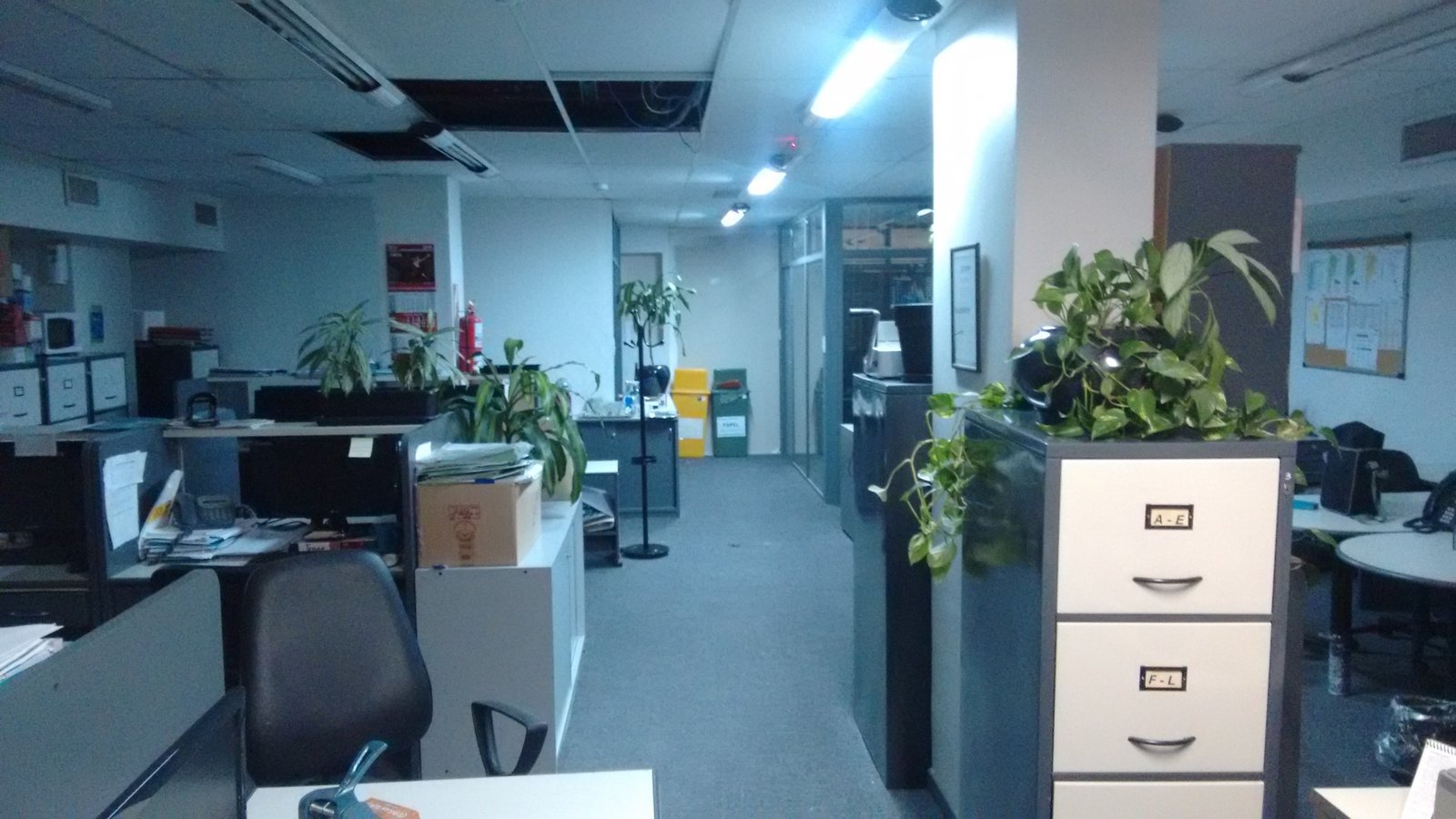 Reforma de Oficina, Instalaciones, Cambio de Imagen Institucional — antes