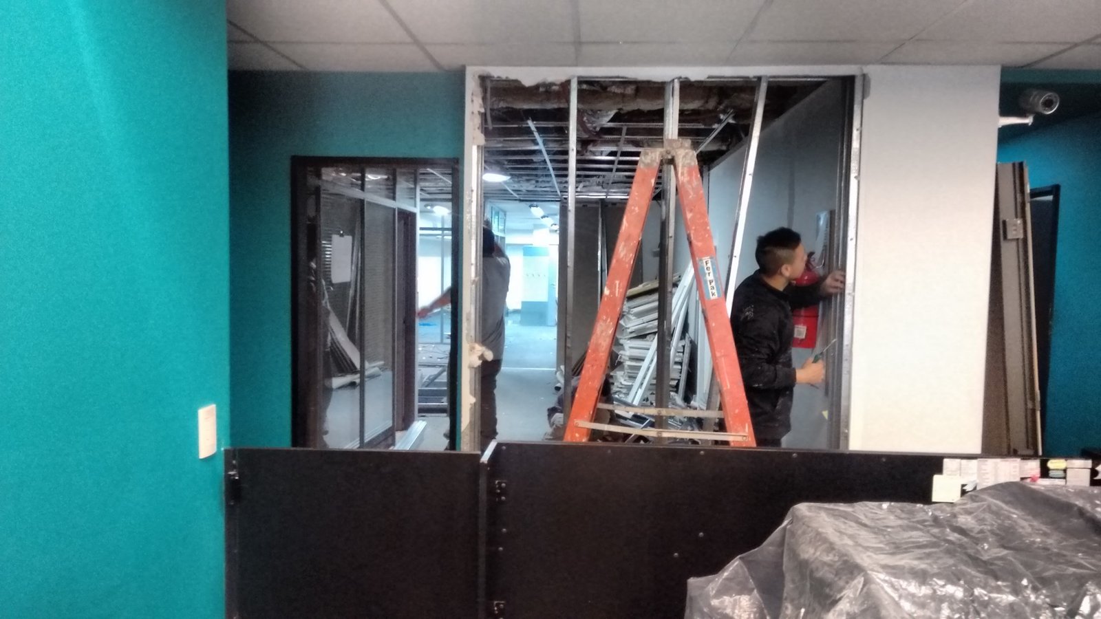 Reforma de Oficina, Instalaciones, Cambio de Imagen Institucional — obra