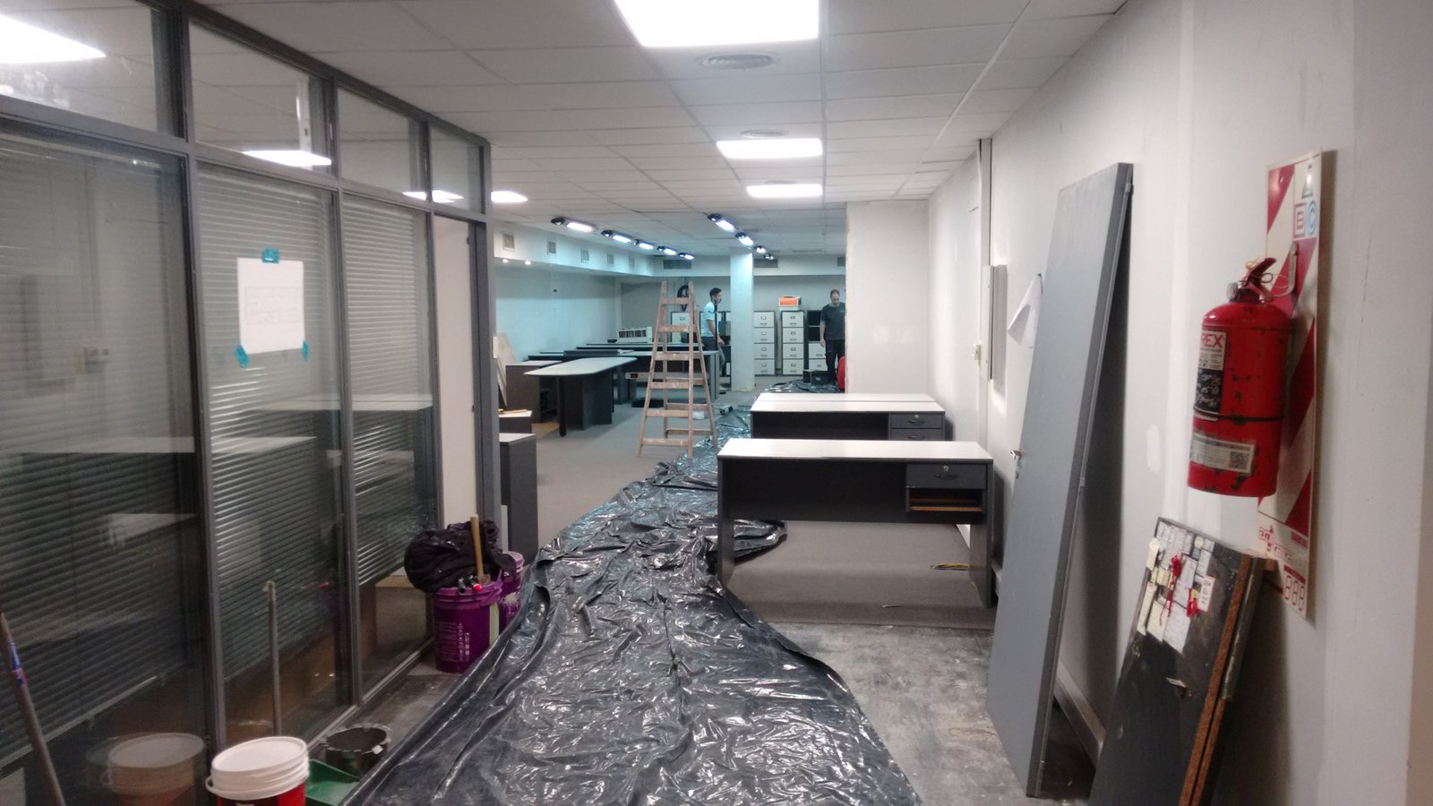 Reforma de Oficina, Instalaciones, Cambio de Imagen Institucional — obra