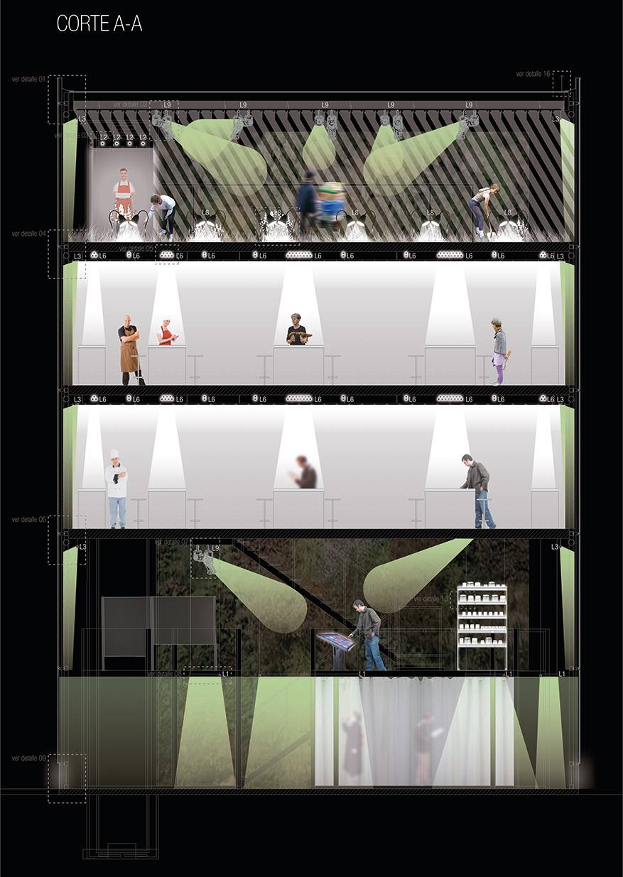 Edificio para Centro Cultural - Imagen arquitectónica