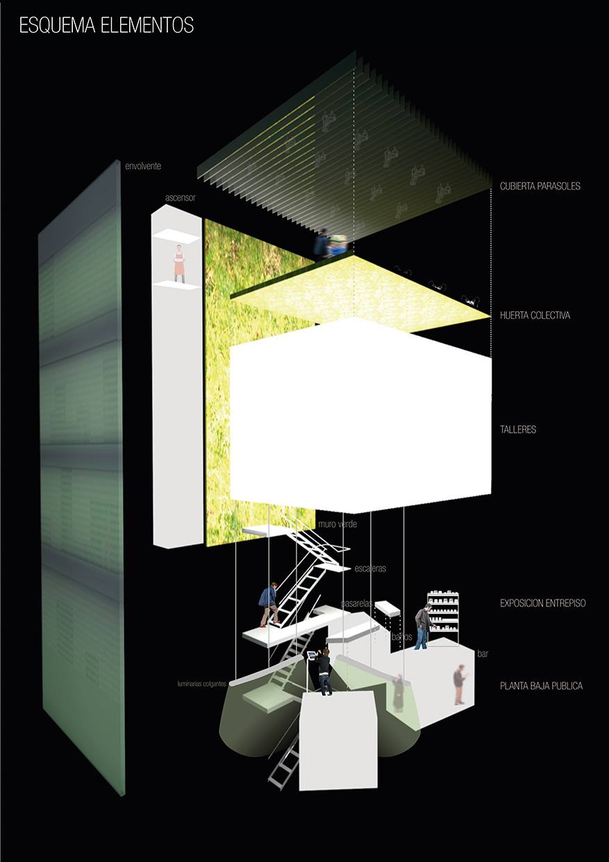 Edificio para Centro Cultural - Imagen arquitectónica