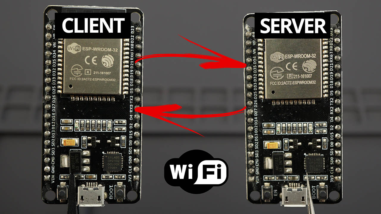 Conectar dos ESP32 por Wi-Fi (Sin router de por medio)